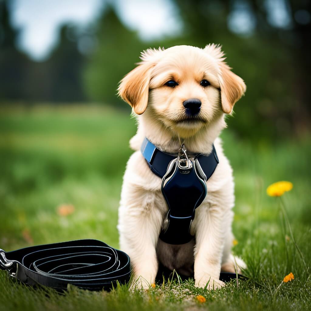 how to train a puppy on a leash